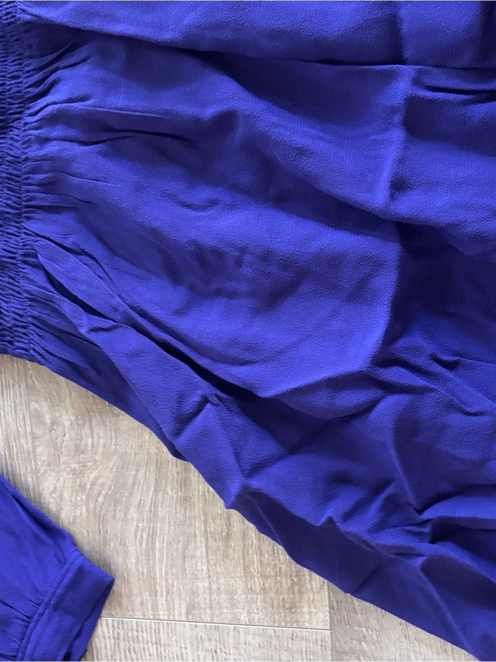 Kate Spade NY Purple Smocked Waist Mini Dress Sz 8